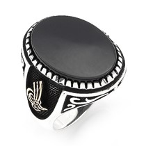 CZKY-601-TU TAŞLI ERKEK YÜZÜĞÜ