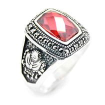 CMEK-012 MARKAZİT ERKEK YÜZÜĞÜ