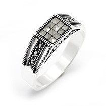 CMEK-049 MARKAZİT ERKEK YÜZÜĞÜ