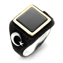 CZKY-390 TAŞLI ERKEK YÜZÜĞÜ