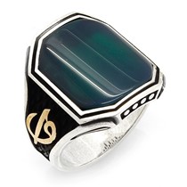 CZKY-730-EV BOMBE TAŞLI ERKEK YÜZÜĞÜ