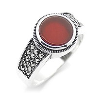 CMEK-045 MARKAZİT ERKEK YÜZÜĞÜ