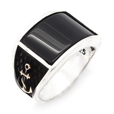 CZKY-723-CA BOMBE TAŞLI ERKEK YÜZÜĞÜ